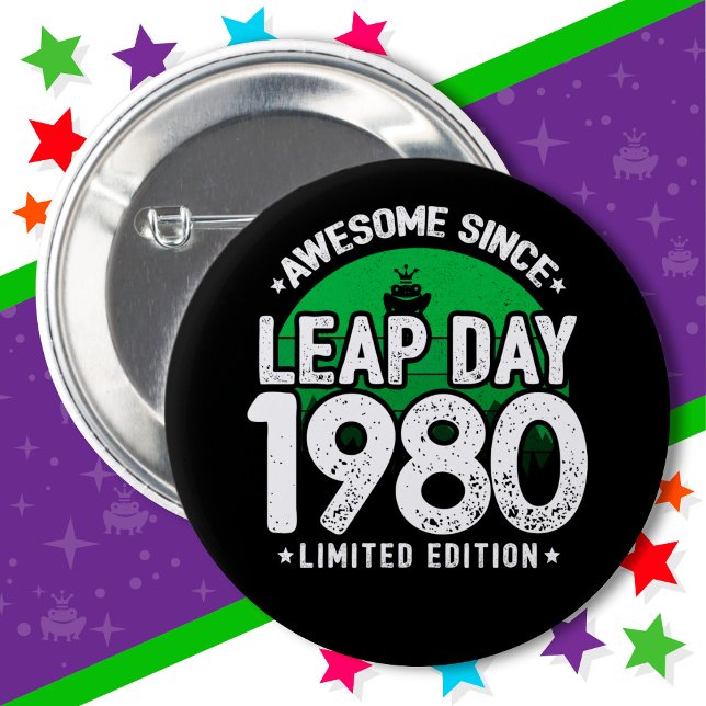 Fantastisk sedan 1980 års lövdag, 29 födelsedagar knapp (Skapare uppladdad)