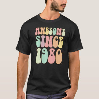 Fantastisk sedan 1980 Födelsedag 42 år gamla kvinn T Shirt