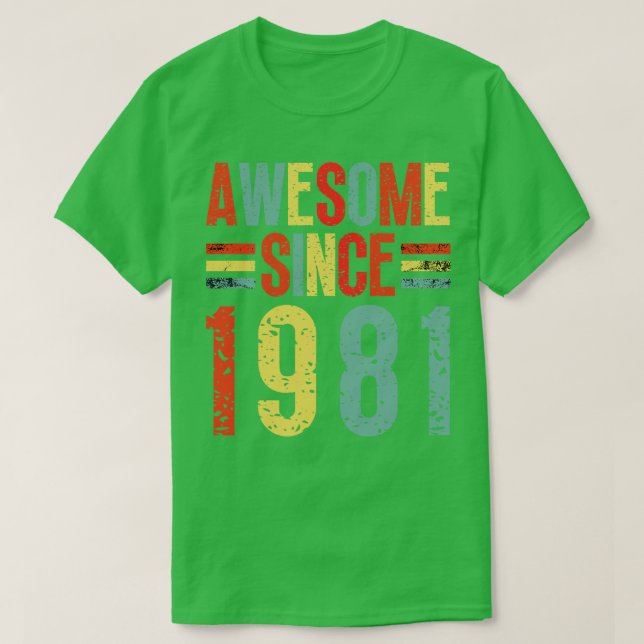 Fantastisk sedan 1981 5 t shirt (Design framsida)