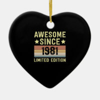 Fantastisk Sedan 1981 Födelsedag
