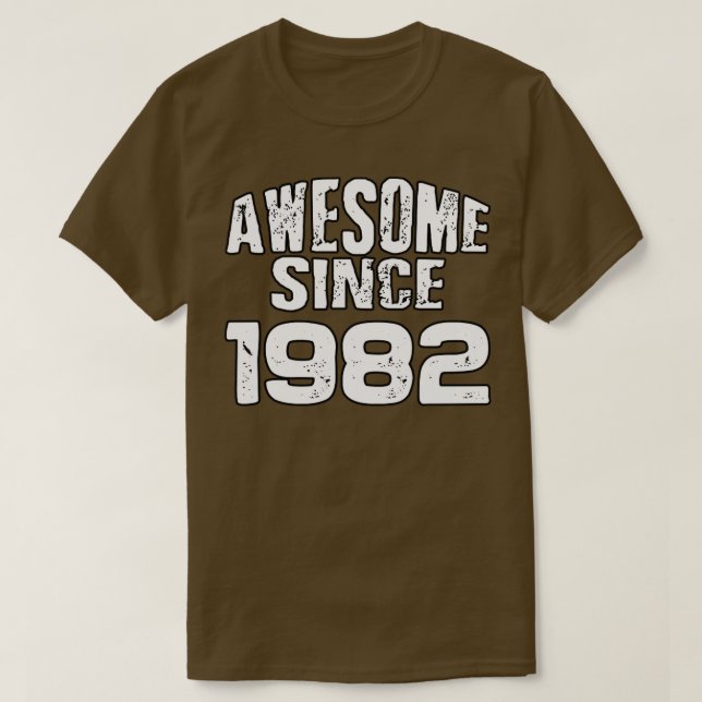 Fantastisk sedan 19821 t shirt (Design framsida)