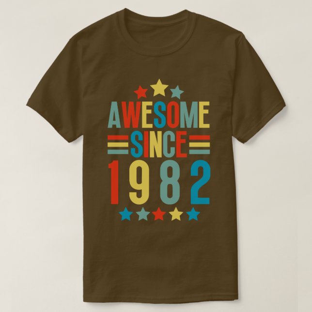 Fantastisk sedan 1982 3 t shirt (Design framsida)