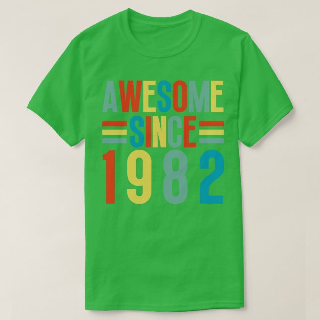 Fantastisk sedan 1982 5 t shirt (Design framsida)