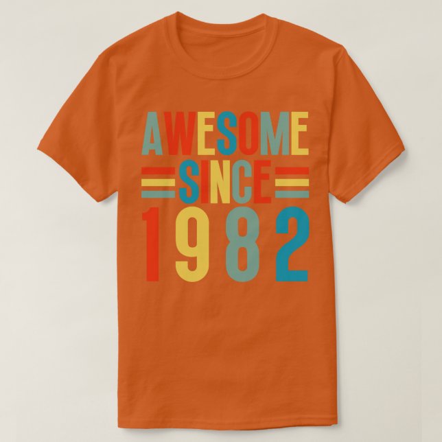 Fantastisk sedan 1982 5 t shirt (Design framsida)