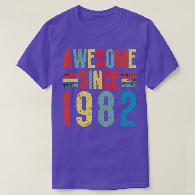 Fantastisk sedan 1982 6 t shirt (Design framsida)