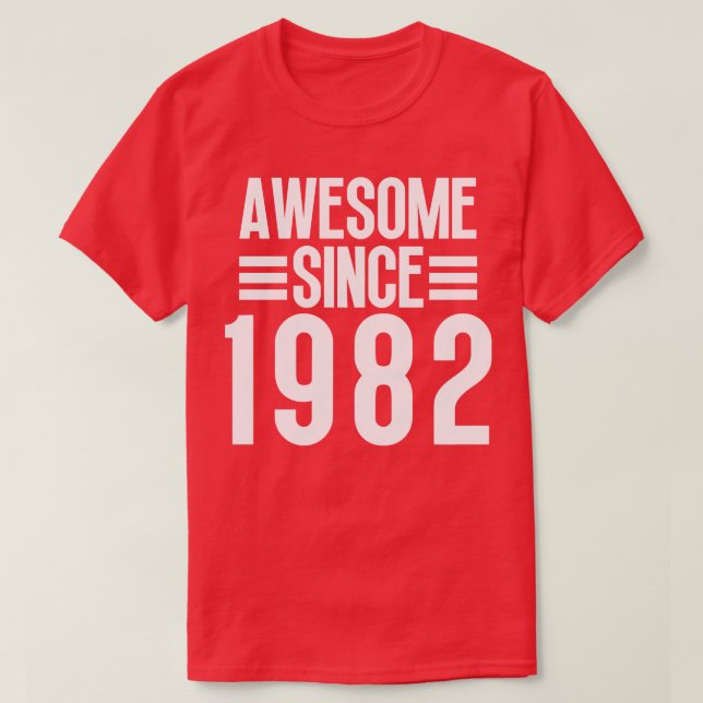 Fantastisk sedan 1982 9 t shirt (Design framsida)