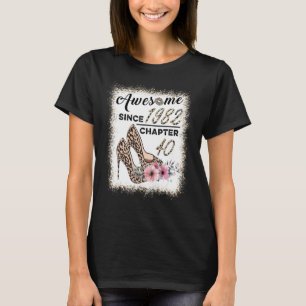Fantastisk sedan 1982 Kapitel 40 Leopard Shoes Lip T Shirt