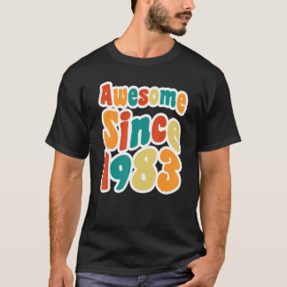 Fantastisk sedan 1983 40 år gammal 40-dagars födel t shirt