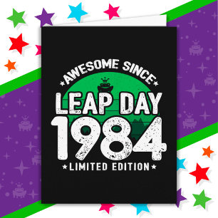 Fantastisk sedan 1984 års lövdag, 29 födelsedagar kort