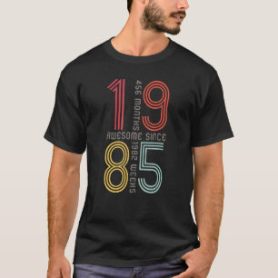 Fantastisk sedan 1985 38:e födelsedagen 38 år gamm t shirt