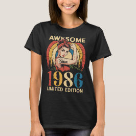 Fantastisk Sedan 1986 Retro 40-års Födelsedag för T Shirt