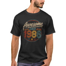 Fantastisk Sedan 1986 Retro Vintage Födelsedag