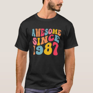 Fantastisk sedan 1987 35 års gammal 35e för Retro- T Shirt