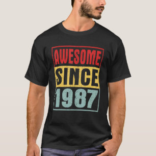 Fantastisk sedan 1987 års Vintage Distress 35e Bir T Shirt