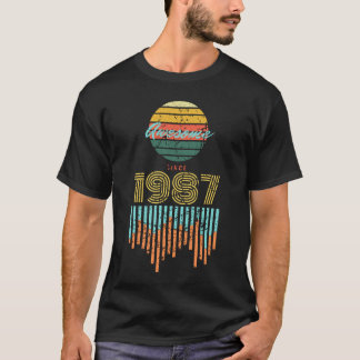 Fantastisk sedan 1987 Vintage 33:e födelsedagen T Shirt