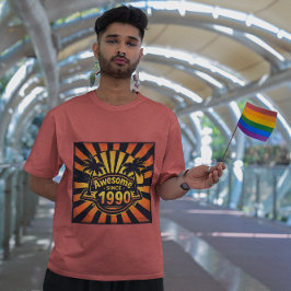 Fantastisk sedan 1990 Retro Handflatan T Shirt