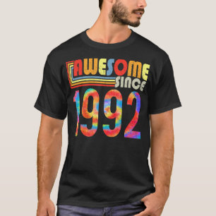 Fantastisk sedan 1992 31a födelsedag Retro Rainbow T Shirt
