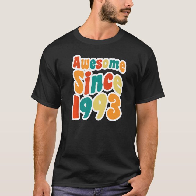 Fantastisk sedan 1993 30 år gamla 30års födelsedag t shirt (Framsida)