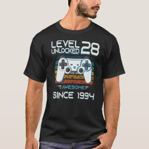 Fantastisk sedan 1994 födelsetal 28 olåst gamma t shirt