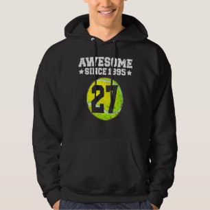 Fantastisk sedan 1995 Tennis 27:e födelsedagen 27 Hoodie