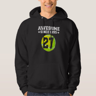 Fantastisk sedan 1995 Tennis 27:e födelsedagen 27 Hoodie