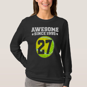 Fantastisk sedan 1995 Tennis 27:e födelsedagen 27 T Shirt