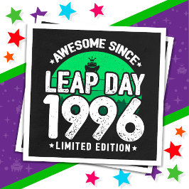 Fantastisk sedan 1996 års läderdag, 29 födelsedaga pappersservett