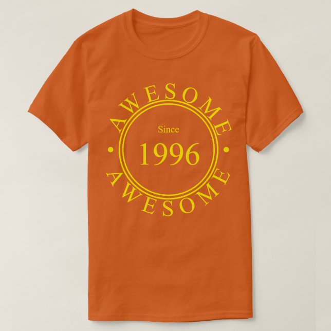 Fantastisk sedan 1996 t shirt (Design framsida)
