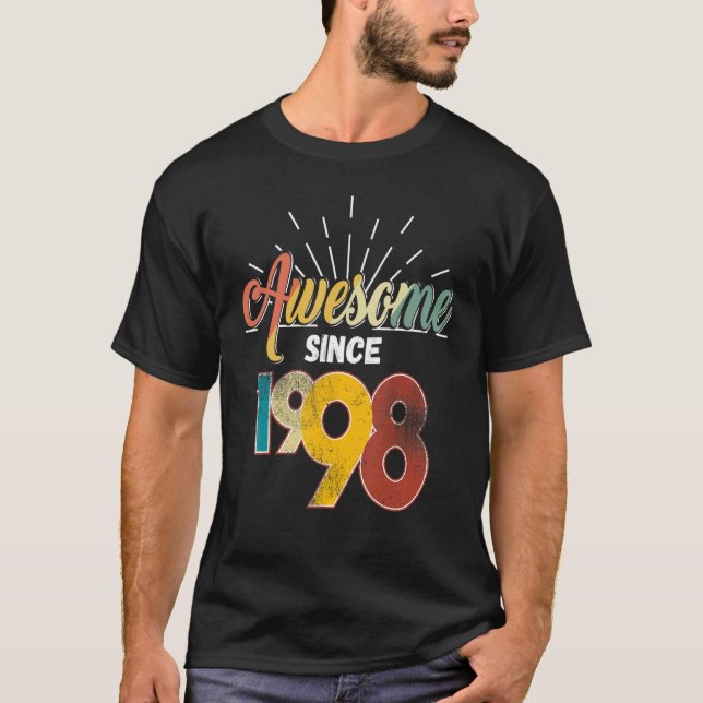 Fantastisk sedan 1998 25:e födelsedagstidningen Re T Shirt (Framsida)