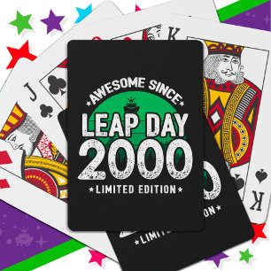 Fantastisk sedan 2000 års läderdag 29 födelsedag casinokort