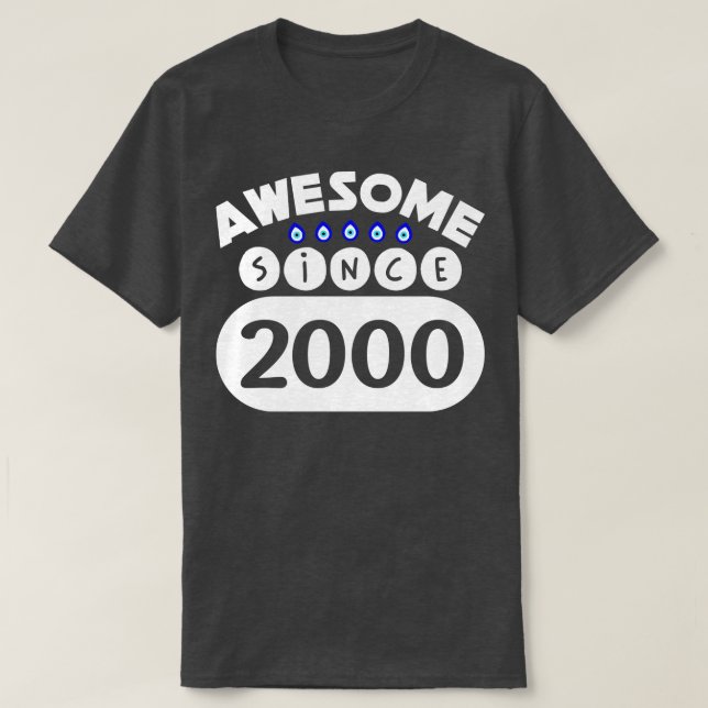 Fantastisk sedan 2000 t shirt (Design framsida)