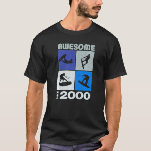 Fantastisk sedan 2000 wakeboard livsstil t shirt
