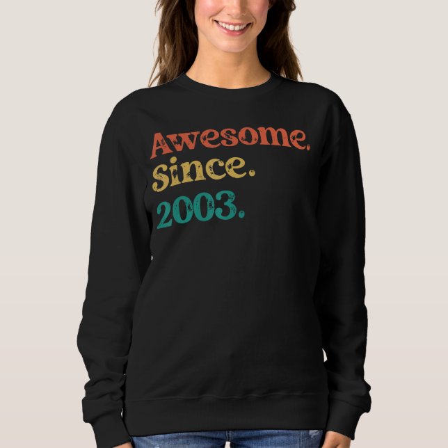 Fantastisk sedan 2003 har 70-talets Retro-Födelsed T Shirt (Framsida)
