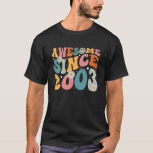 Fantastisk sedan 2003 Retro 20:e födelsedag, född T Shirt
