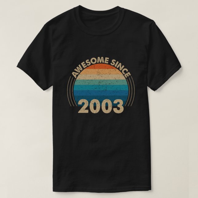 Fantastisk sedan 2003 t shirt (Design framsida)