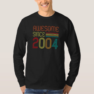 Fantastisk sedan 2004 18 år gammal Retro-Vintage 1 T Shirt