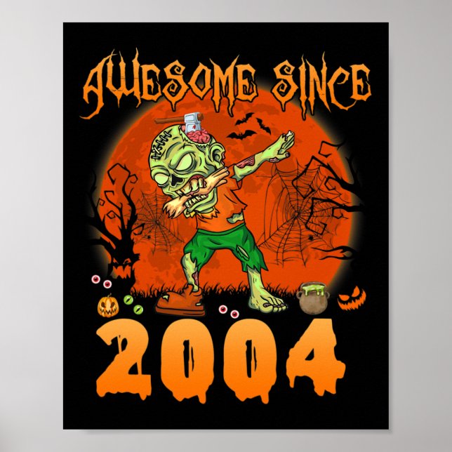 Fantastisk sedan 2004 Halloween 21:e födelsedagsda Poster (Framsidan)