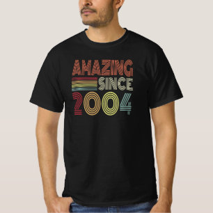 Fantastisk sedan 2004 Retro föddes 2004 T Shirt