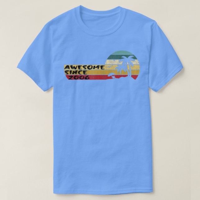 Fantastisk sedan 2006 16:e födelsedagen t shirt (Design framsida)