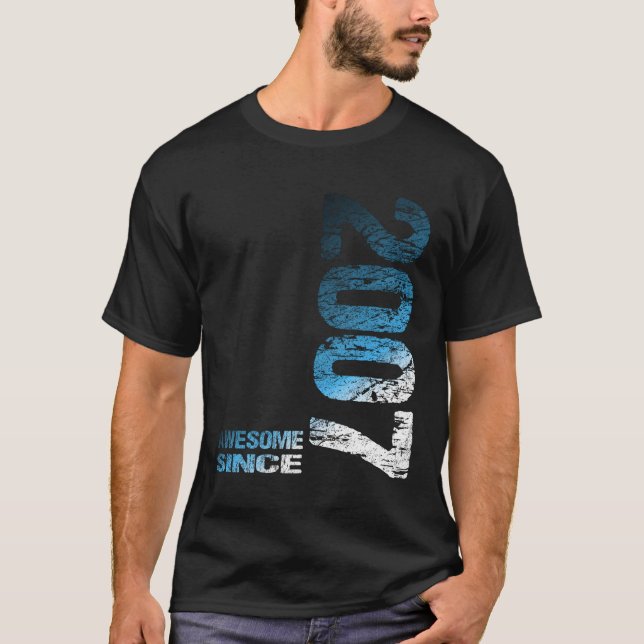 Fantastisk sedan 2007 16:e födelsedagen 2007 t shirt (Framsida)