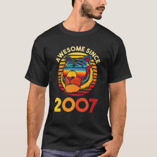 Fantastisk sedan 2007! Födelsedag Tiger Sunglass Å T Shirt
