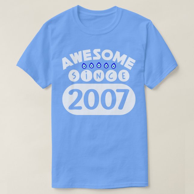 Fantastisk sedan 2007 t shirt (Design framsida)