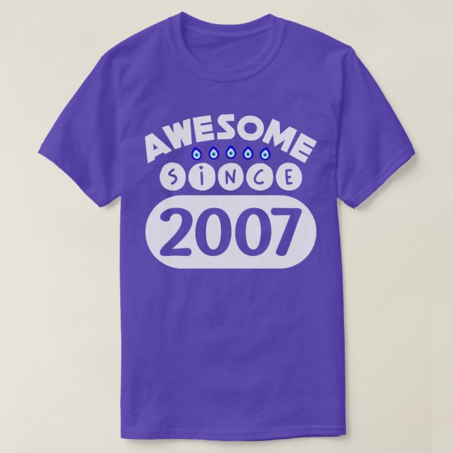 Fantastisk sedan 2007 t shirt (Design framsida)