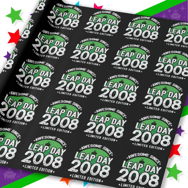 Fantastisk sedan 2008: Bladdagen 29 födelsedag Presentpapper (Skapare uppladdad)