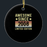 Fantastisk sedan 2008 julgransprydnad keramik<br><div class="desc">1</div>