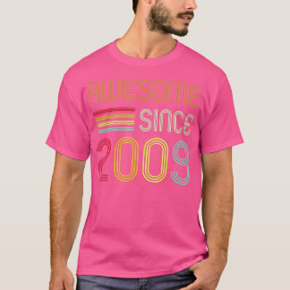 Fantastisk sedan 2009 13:e födelsedagen Retro T Shirt