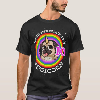 Fantastisk Sedan 2009 Pugicorn T Shirt