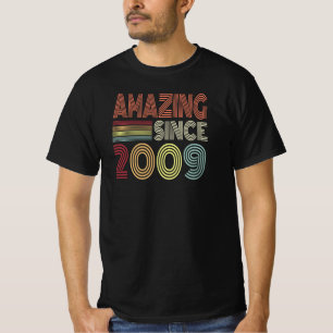 Fantastisk sedan 2009 Retro föddes 2009 T Shirt