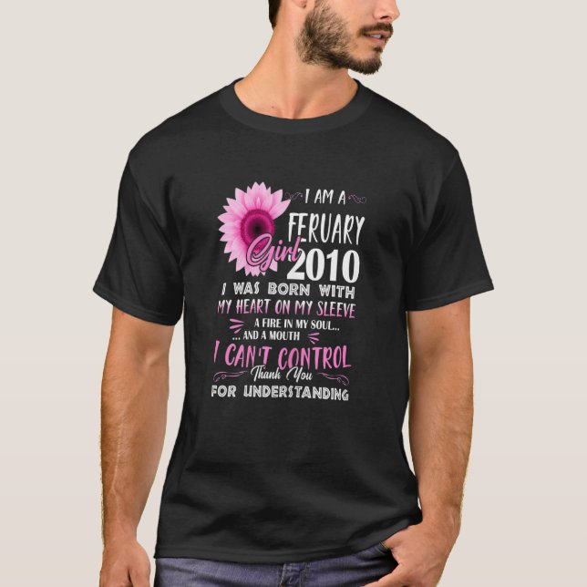 Fantastisk sedan 2010 12:e födelsedag I M A februa T Shirt (Framsida)
