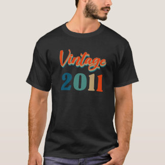 Fantastisk sedan 2011 11:e födelsedag 11 år gammal t shirt